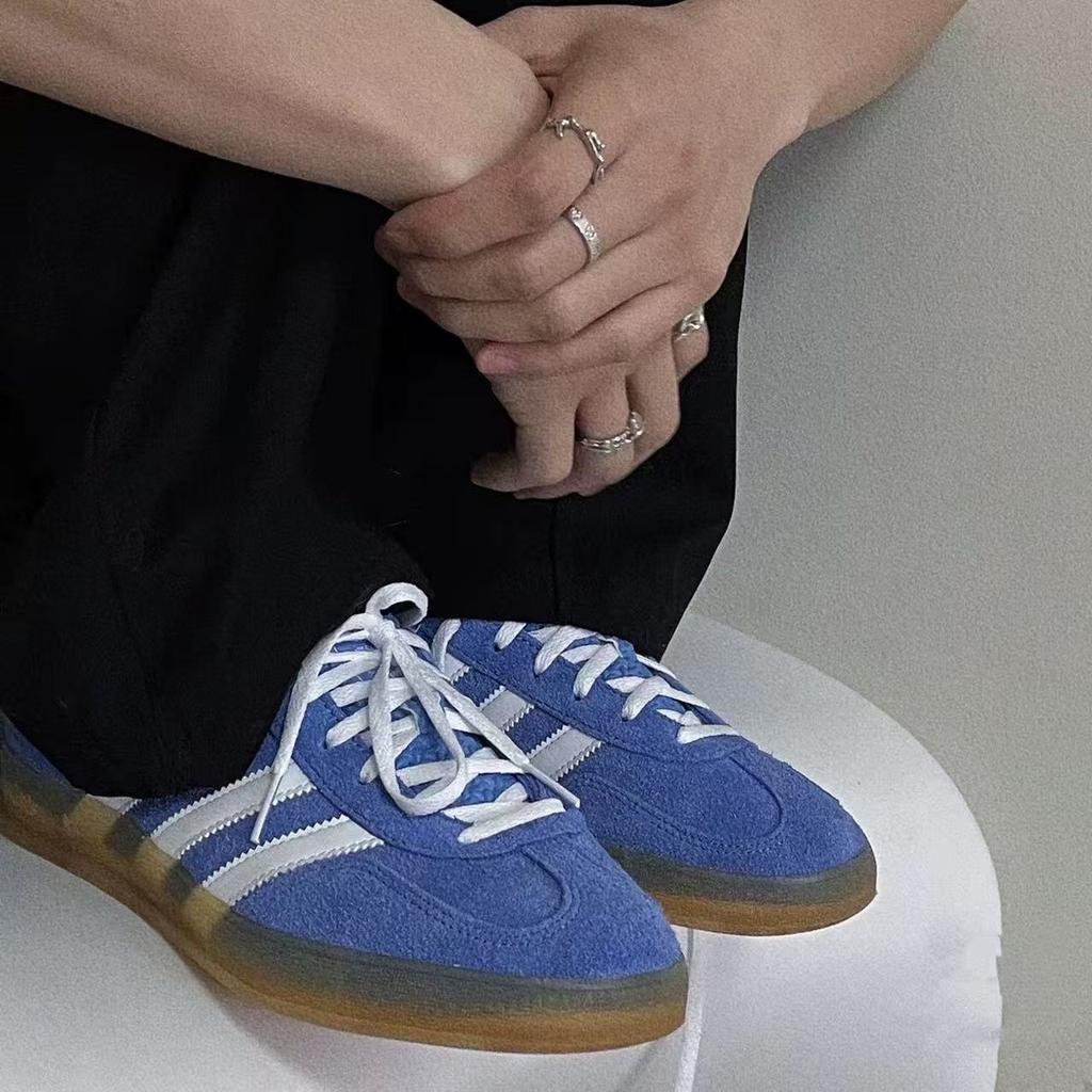 Retro style shoes striped lace-up casual women's shoes versatile leather splicing