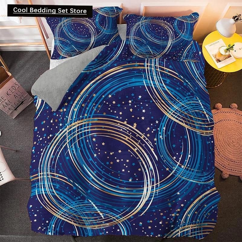 Irregular Geometry King Queen Duvet Cover Bohemian Style Bedding Set for Kid Teens Adult Modern Art 23pcs Polyester Quilt Cover