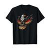 GerUnisex Eagle In GerUnisexy Colours T Shirt Black Vintage Washed Versatile Stylish Streetwear Soft Top For Everyday Wear Fashion