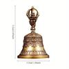 Brass Handicraft Die-Casting Drop Bell Key Car Button Wind Bell Tibetan Bronze Bell Creative Gift Home Decoration Accessories