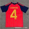 Spain National Team Home Soccer Jersey 2026 Custom Name 19 Yamal Short Sleeve Cycling Men Women