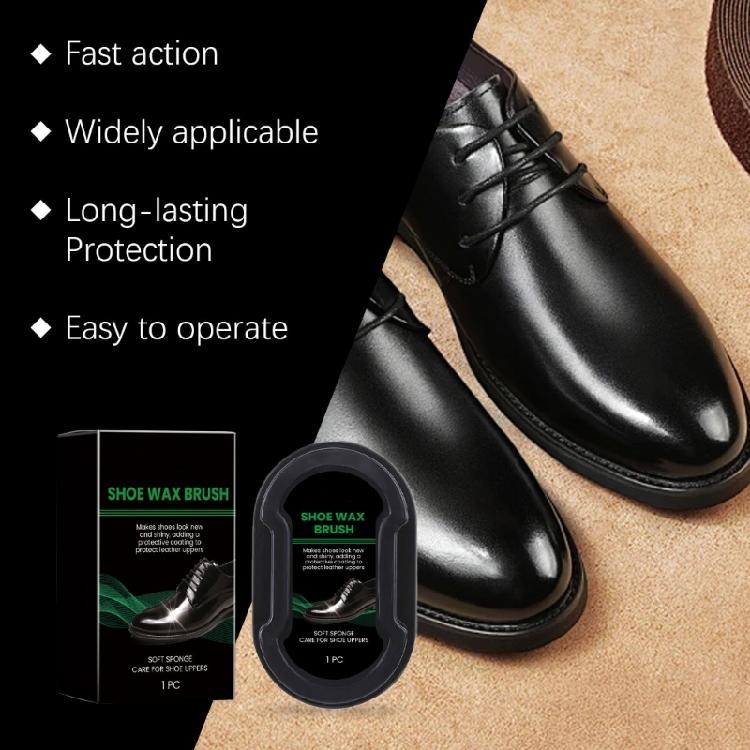 Leather Cleaning Sponge Brush for Shoes, Wax, Maintenance Care, Shine Polish, Artifacts, Cleaner, Shoe Care Tool