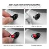 For BMW 4Pcs Car Wheel Tire Valve Caps Metal Stem Cover Auto Accessories M3 M5 X3 E93 F10 F20 F30 F40 F15 F25 F26 F31 F49 F86