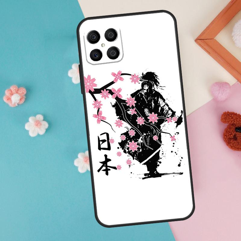 

Кейс в японском стиле с изображением самурая для Honor Magic 7 Lite 5 6 Pro Honor X9a X8a X8 X9 X8b X9c X9b 50 70 90 200 Lite Чехол Honor X8 4G