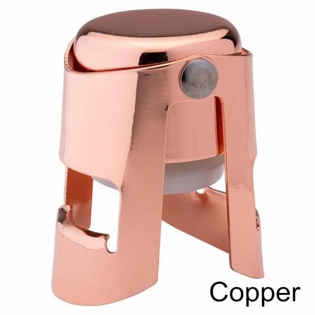 

304 Нержавеющая сталь пробка для шампанского портативная машина для укупорки барных пробок винная пробка для игристого вина шампанское крышка MIT With OPP Bags розового золота