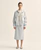 Seteo (W) Roton Midi Skirt Sky Blue