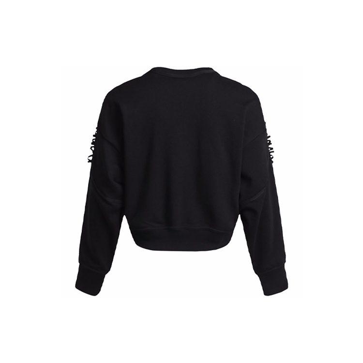 Nike Sweatshirts Women's Black Crew Neck Moderate Regular DA0449-010