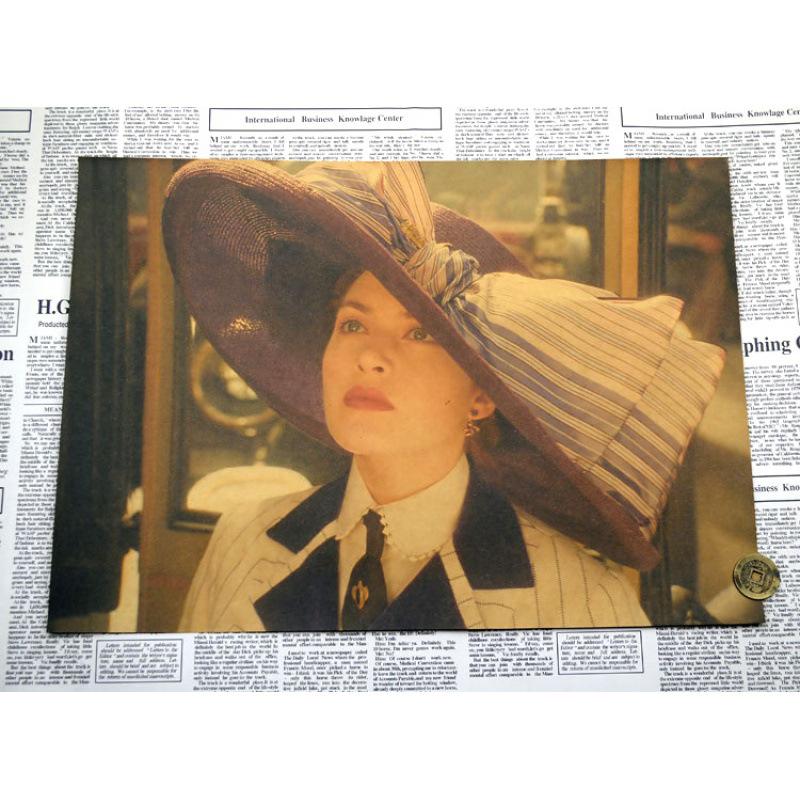 Titanic Retro Kraft Paper Poster for Bedroom or Bar Decor