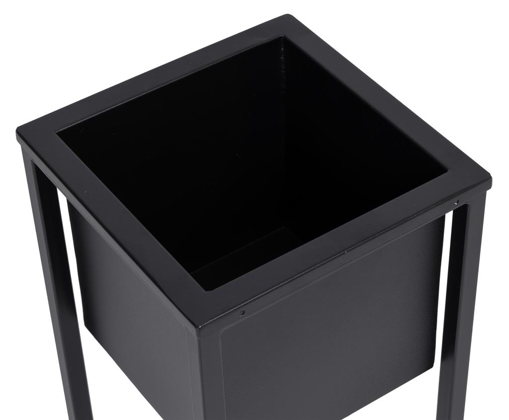 Kwietnik Loftowy Concove 60 Cm Czarny