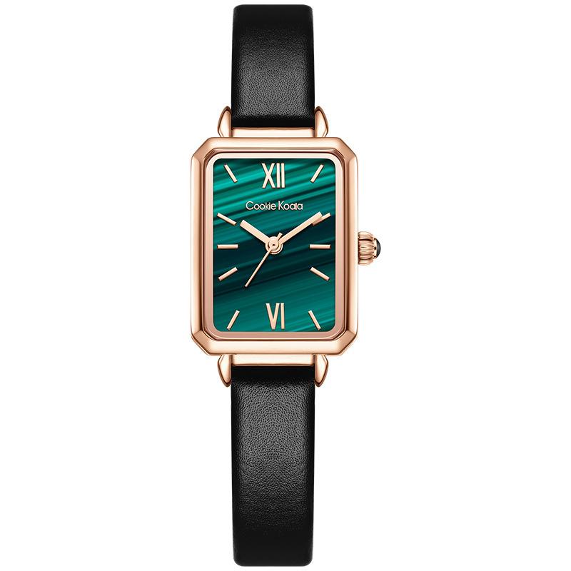 Cookie Koala Versatile Temperament Light Luxury Classic Ladies Small Square Watch Niche Exquisite Quartz Watch Gift Watch