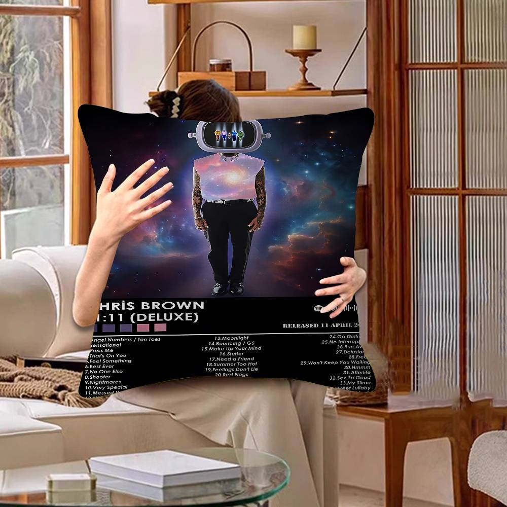 CChris BBrown Rapper Pillow Anime Pillow Sofa Bed Head Pillow Cover Cushion Cover X Cm Fashion