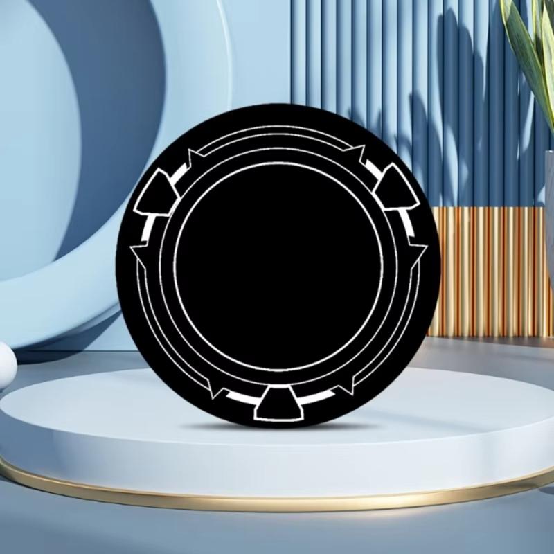 6cm/9cm Metal Plate Magnetic Sheets for Phone Tablet Universal Cooling Fan Radiator Plate Sheet Sticker Rings Plate