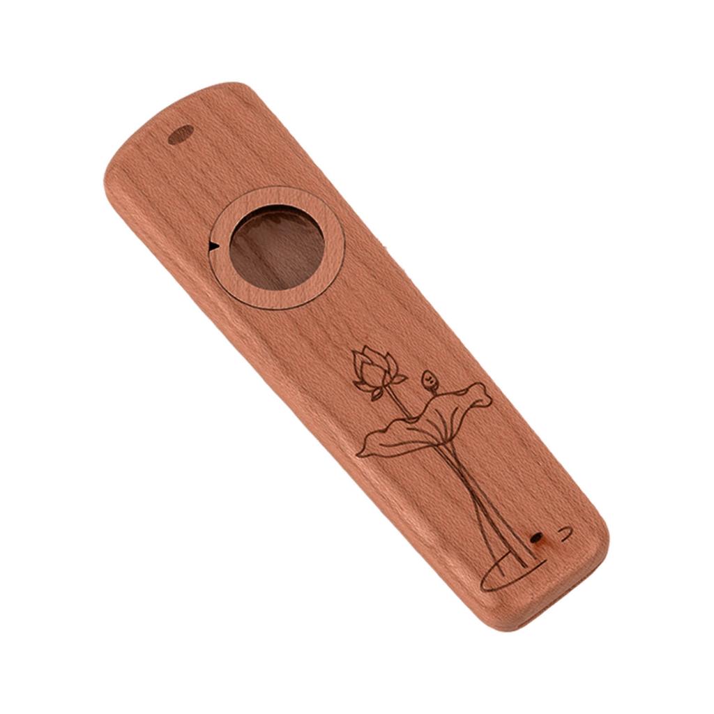 Holz-Kazoo Leichtes Tragbares Kazoo Gitarrenpartner Flöte Musikinstrument Geschenk Sabli