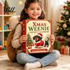 Ferienhaus Dekoration 3D Dackel Adventskalender mit 24 Einzigartigen Mini-Hundefiguren, Weihnachten Kreatives Geschenk Countdown Spielzeug Set für Kinder, Sammlerstück