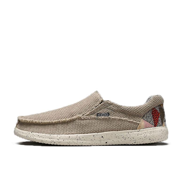 Men Slip On Canvas Shoes Hombre Autumn Loafers Casual Mocassin Homme Breathable Comfortable