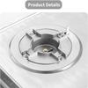 New Household Embedded Stove Stainless Steel Panel Five Head Gas Stove Kitchen Cooking Appliance Cookware Gas Cooker