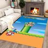 Super Mario Adventure for Living Room Rug, Bedroom, Study Room, Hallway Decoration, Perfect for Home Decoration or Holiday Gifts