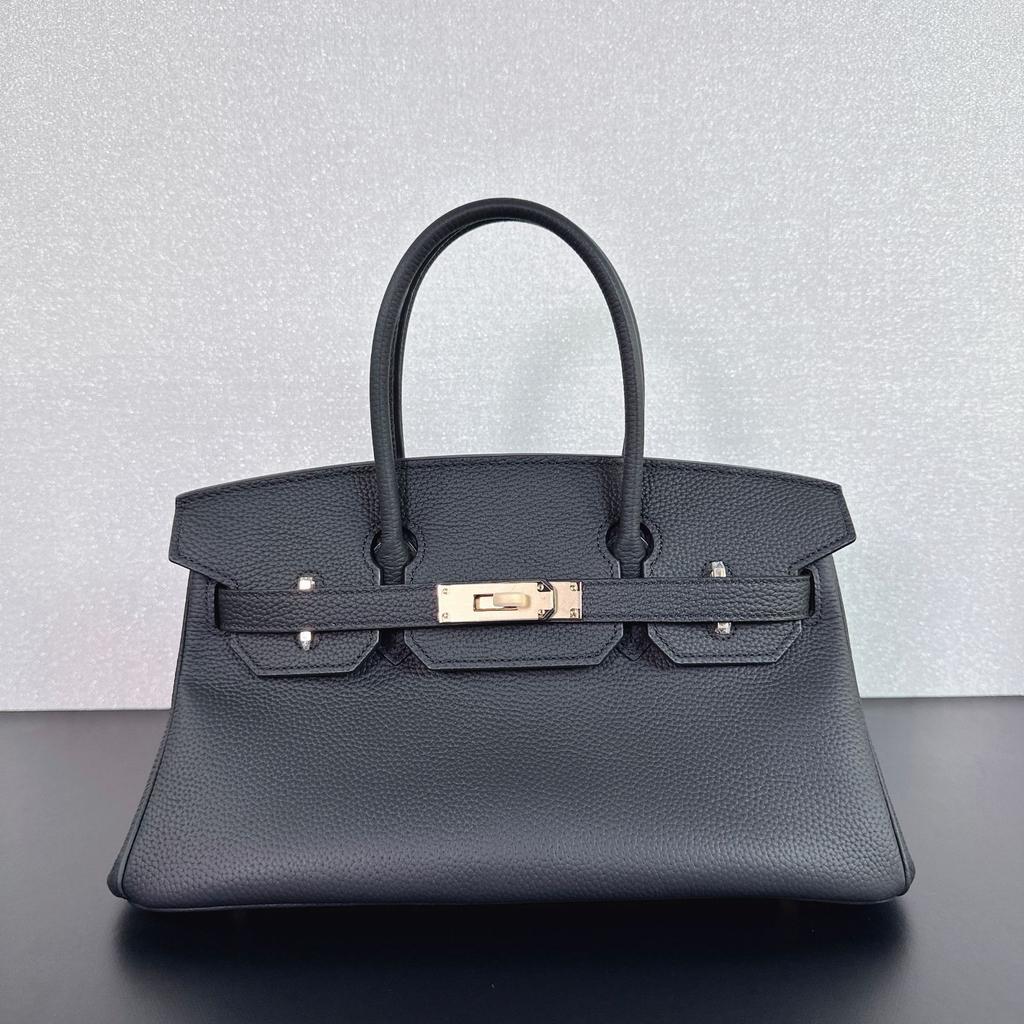 New Arrival Togo Top Layer Cowhide Waist Bag Metal Chain High-Grade Real Leather Metal Buckle Simple Shoulder Bag Women's