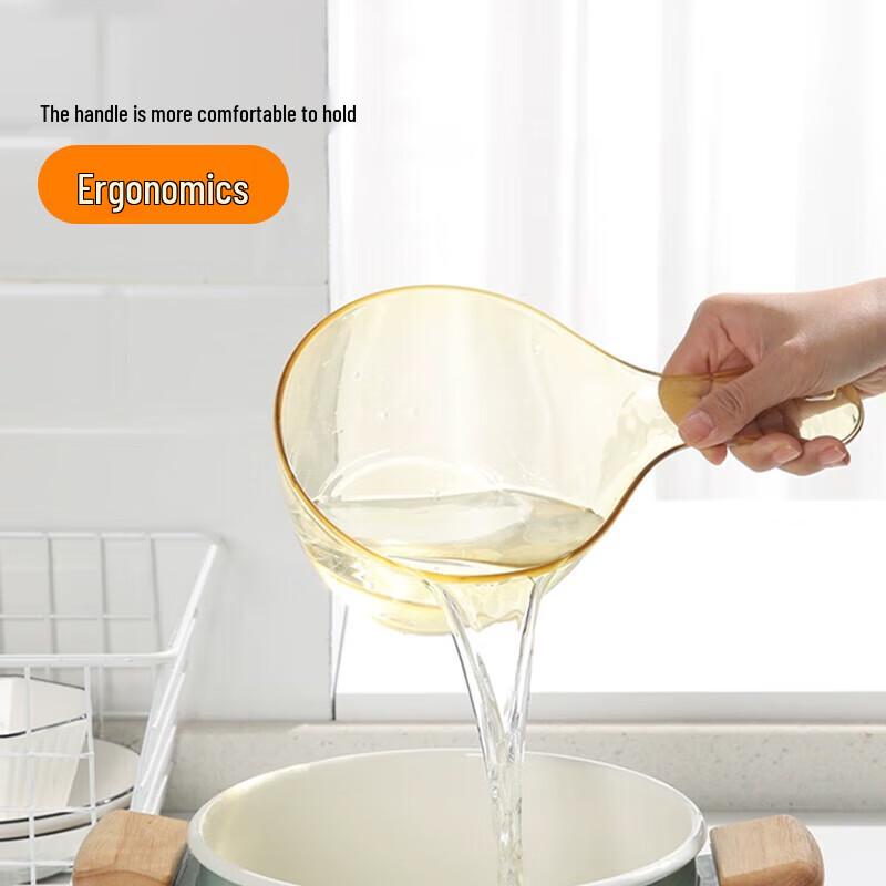 Meiliya Thickened Plastic Water Scoop with Long Handle