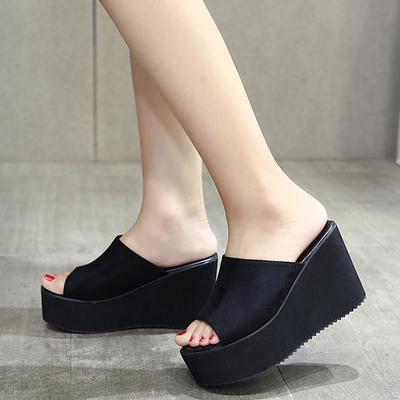 Fashion Summer Slip On Women Wedges Sandals Platform High Heels Fashion Open Toe Ladies Casual Shoes