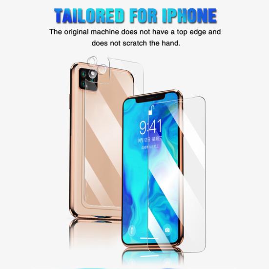 Tempered Glass 9H Rear Phone Protective Front To Film for for iPhone 11