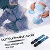 1 Pair Professional Winter Ski Socks Adult Snow Hiking Socks Thickened Warm Sports Snowboard Cycling Soccer Socks Women Men Gift