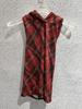 SOMSOC Kylin Hoodie Sleeveless Top_Red