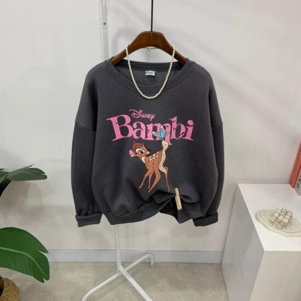 C S In The Room Bambi prInted Long Sleeve SweatShirt 3Color