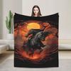 Comfortable Headless Horseman? Blanket Merch Bed Decorative  Throws And Blankets Soft Coral Fleece Plush for Car