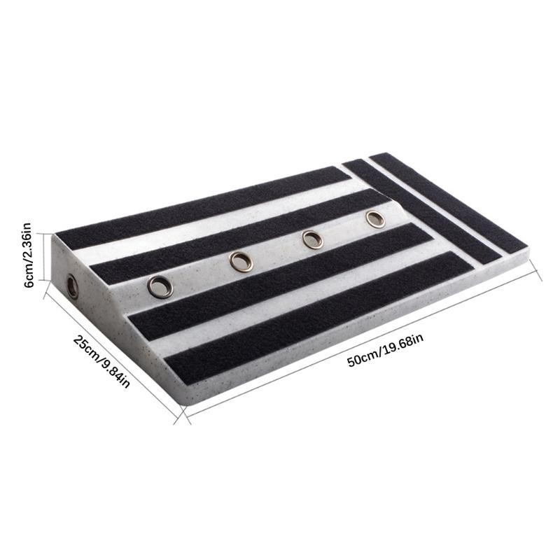 Durability Effects Pedal Board With Antislip Base Easyly Installation Guitar Pedal Board For Live Performances