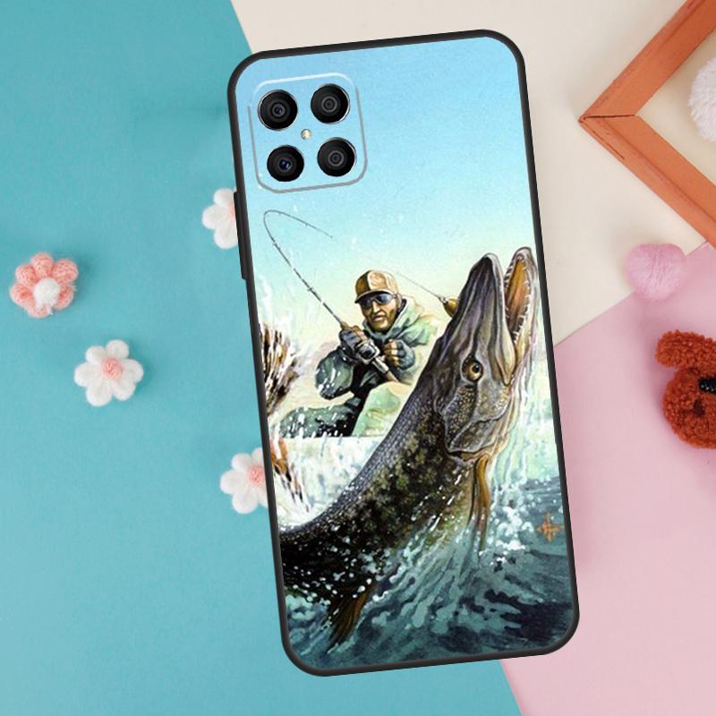 Fischerei Malerei Hülle Für Honor 200 Pro 50 70 90 Lite X9a X8a X8 X9 X8b X9c X9b Honor Magic 7 5 6 Pro Abdeckung