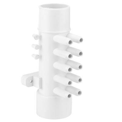 1.5in 10mm Collettore Idraulico a 10 Porte in PVC per Piscina Vasca Idromassaggio Sorgente Termale Accessori per Piscina Spa