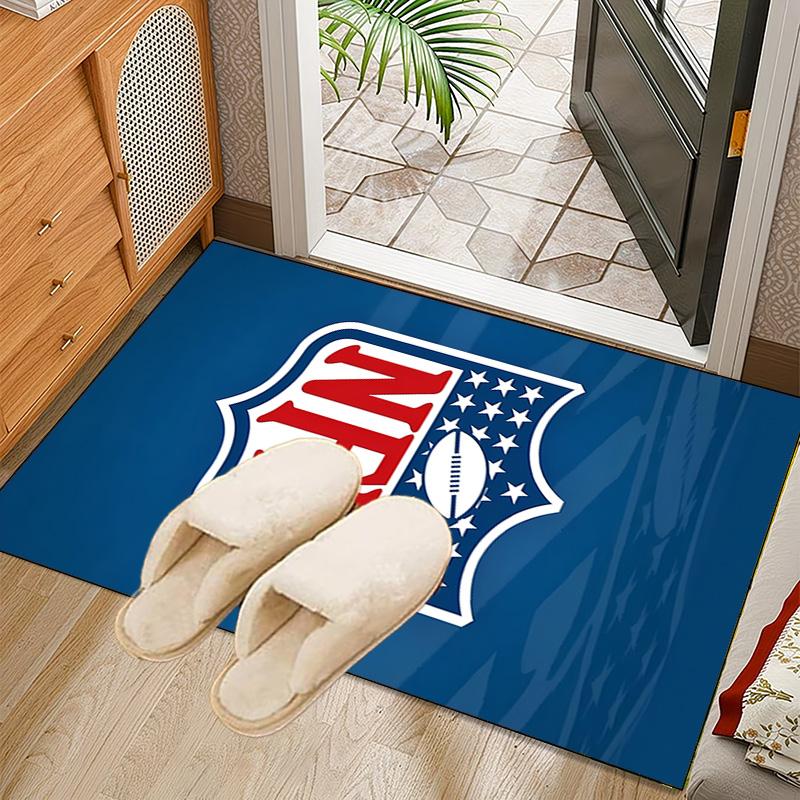 Tappeto Collezione Squadre NFL Tappeto per Ufficio Tappetino Antiscivolo, Tappeto per Sedia Copertura Pavimento per Gaming, Camera da Letto, Soggiorno, Decorazione Casa Regalo di Natale
