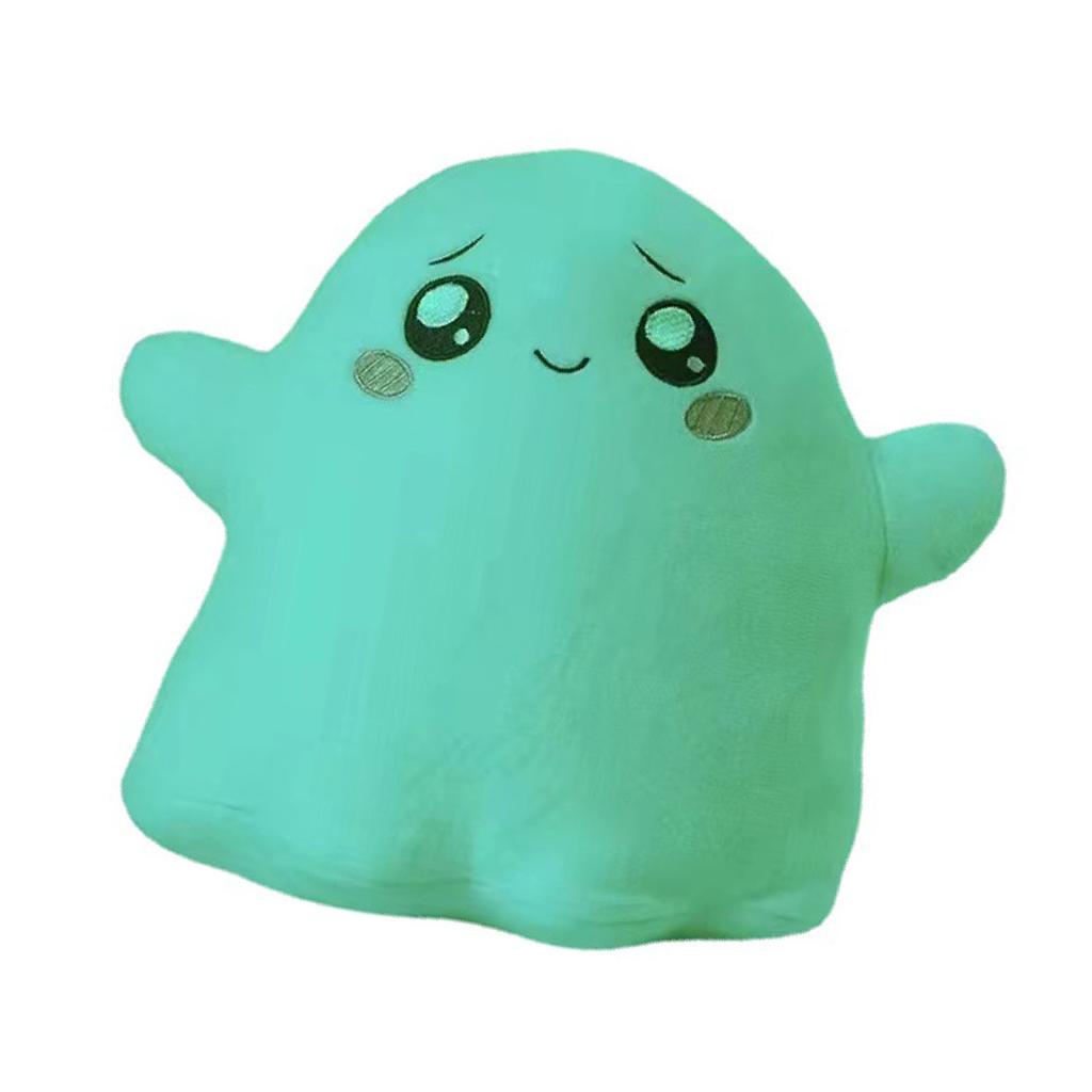 Ghost Plush Doll Glow in The Dark Cute Soft Ghost Stuffed Toy for Present Decoration