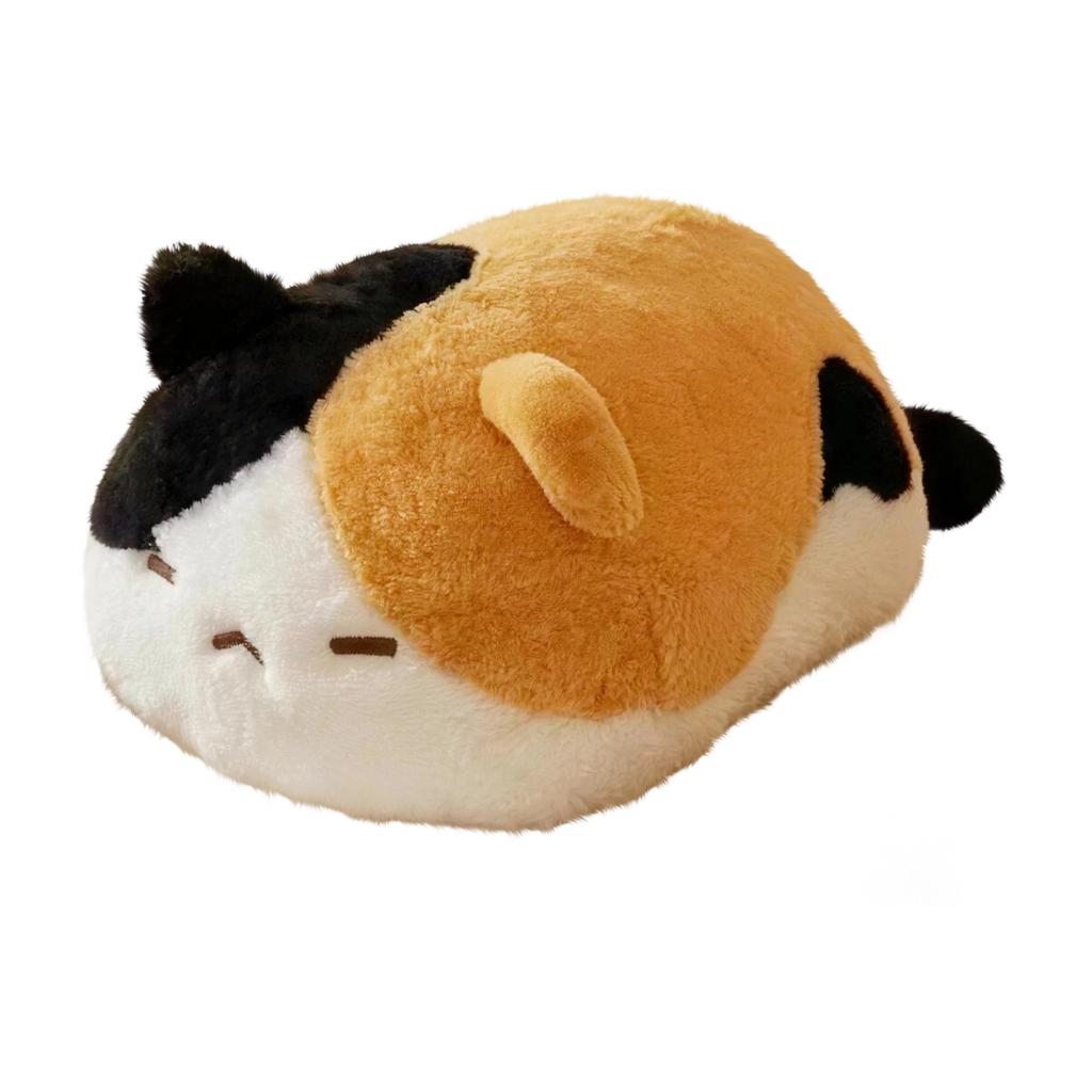 45cm Plush Toy Soft Stuffed Animal Cat Shape Decorative Pillow Toy Suitable for Home Office and Travel Use