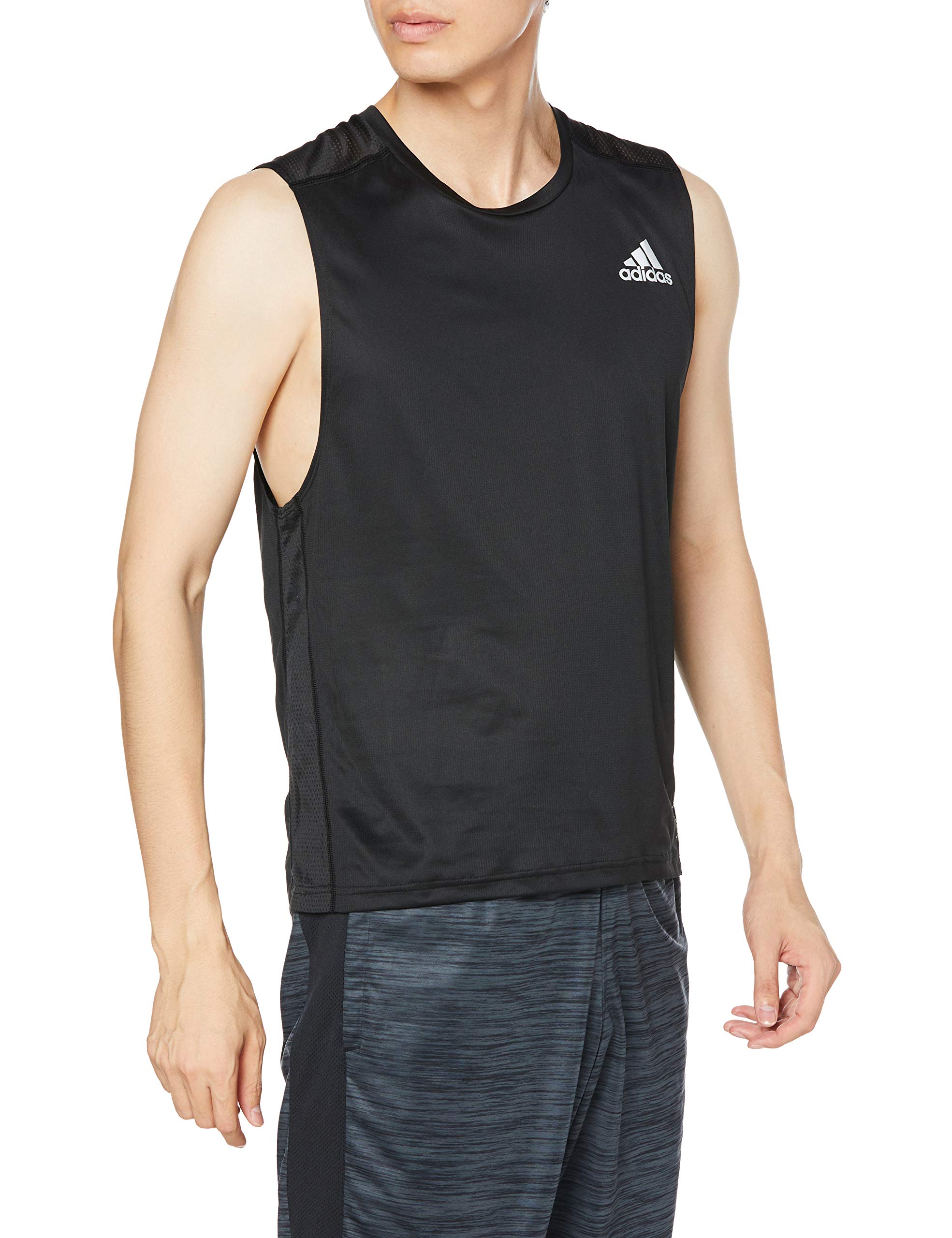 

Бег Own the Run Футболка без рукавов IPF31 черная Япония на японский размер [Adidas] Мужская (GC7865) J/XO (эквивалент 3л)