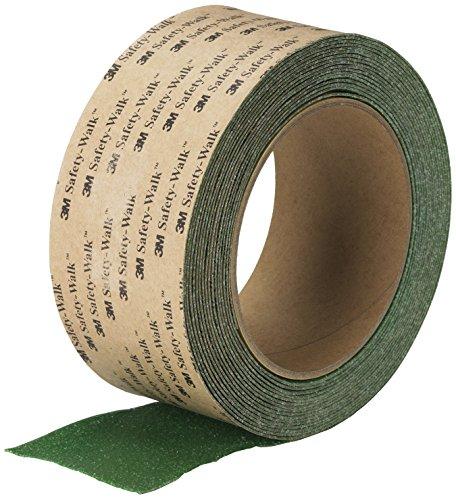 

3M Anti-Slip Tape, Fall Prevention for Flat and Uneven Surfaces, Indoor and Outdoor Use, Safety Walk, Type A, Green, 100mm Wide x 5m, A GRE 100X5