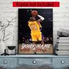Kobe Personalized Name Diamond Paintings Mosaic Wall Round Diamond Art Painting Kits Embroidery Crystal Accessories Frameless