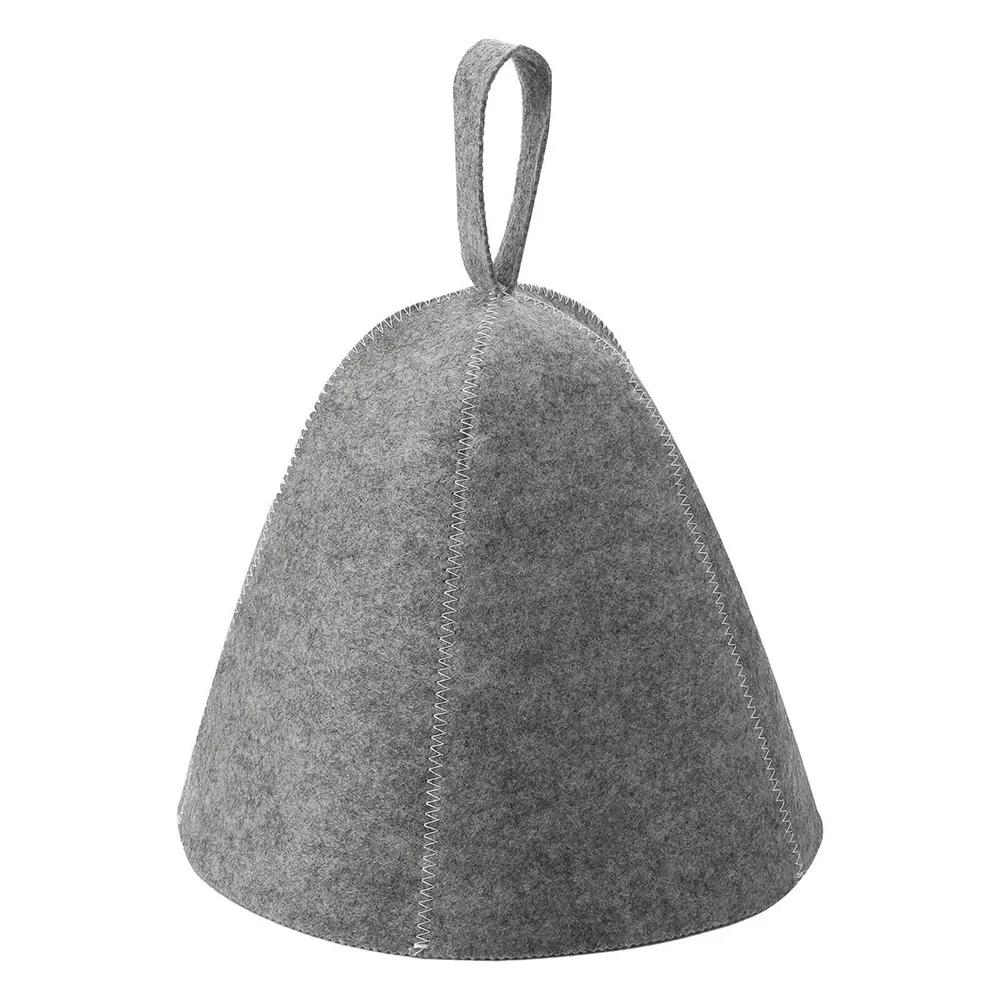 ~1pc Thicken Wool Felt Sauna Hat Hair 1Protection Spa Sauna Accs Men/Women 1For Bath Head Protection Spa Accessories