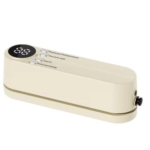 

Горячая продажа автоматический вакуумный упаковщик машина небольшой и портативный бытовой перезаряжаемый 4-в-1 электрический вакуумный упаковщик 5V&rechargeable бежевый