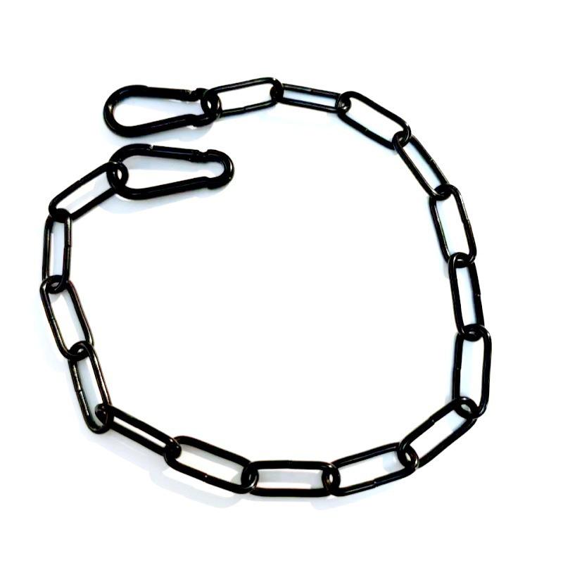 Fluorescent Black Metal Tag Chain 2.0mm/3.0mm for Sign and Lamp Hanging