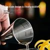Double-Headed Stainless Steel 304 Gold Ring Jigger with Scaled Measuring Cup for Cocktails