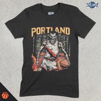 Maglietta da Basket Portland, Maglietta Squadra America, Abbigliamento Sportivo, Regalo per Fan di Basket, Abbigliamento da Basket, Maglietta Vintage Ball, Trailblazer