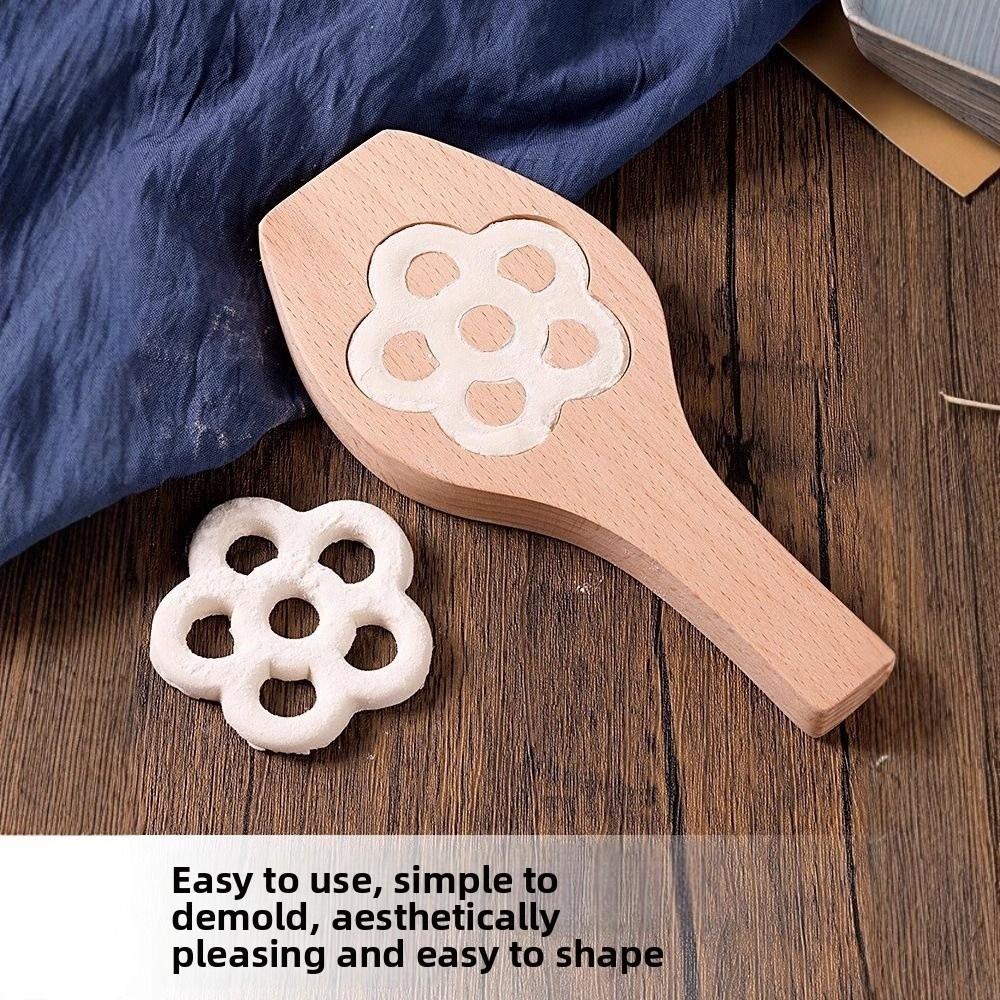 Flower Shape Sugar Ring Mold Non-stick DIY Snack Mold Practical Pastry Making Tool Home