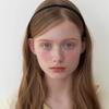 essential ribbon line head band - black