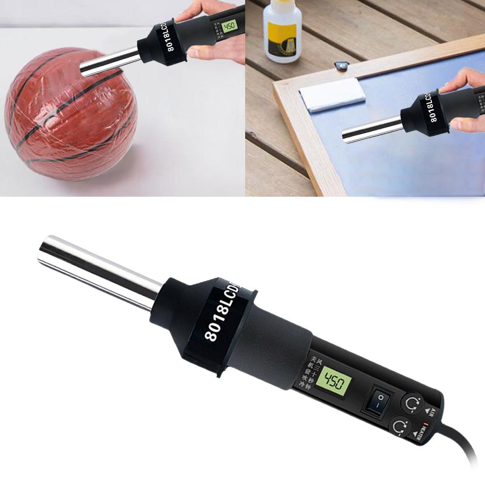 110V 220V Heat Hot Air Gun LCD Digital Heat Air Machine Temperature Adjustable Desoldering Soldering Station for IC SMD BGA