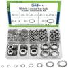 500PCS Star Serrated Metric Split Lock Washer Set Gasket Spacer Assortment Set  Industrial