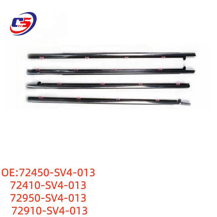 Honda Car Door Weatherstrip: Outer Glass Sealing Trim 72450-SV4-013 72450-SV4-013