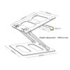 Oatsbasf Desktop Projector Holder Stand Multi-angle Height  Adjustable Metal Foldable Laptop Stand Universal Projector Brackets