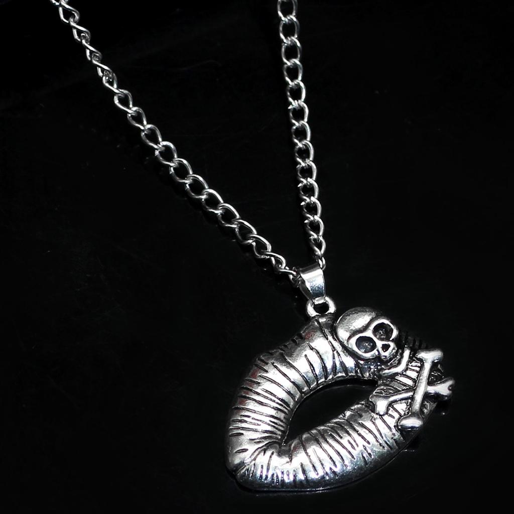 Skull Lips Necklace Alloy Necklace Unique Designs Fashionable Accessories for Trendsetters Seek Distinctive Styles